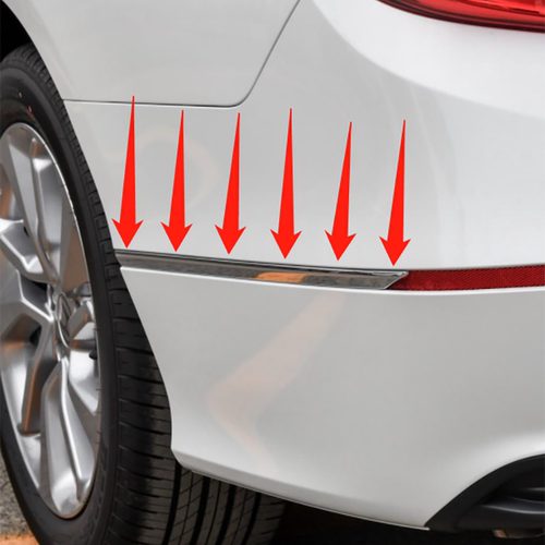 后保险杠亮条电镀铬防撞擦装饰条