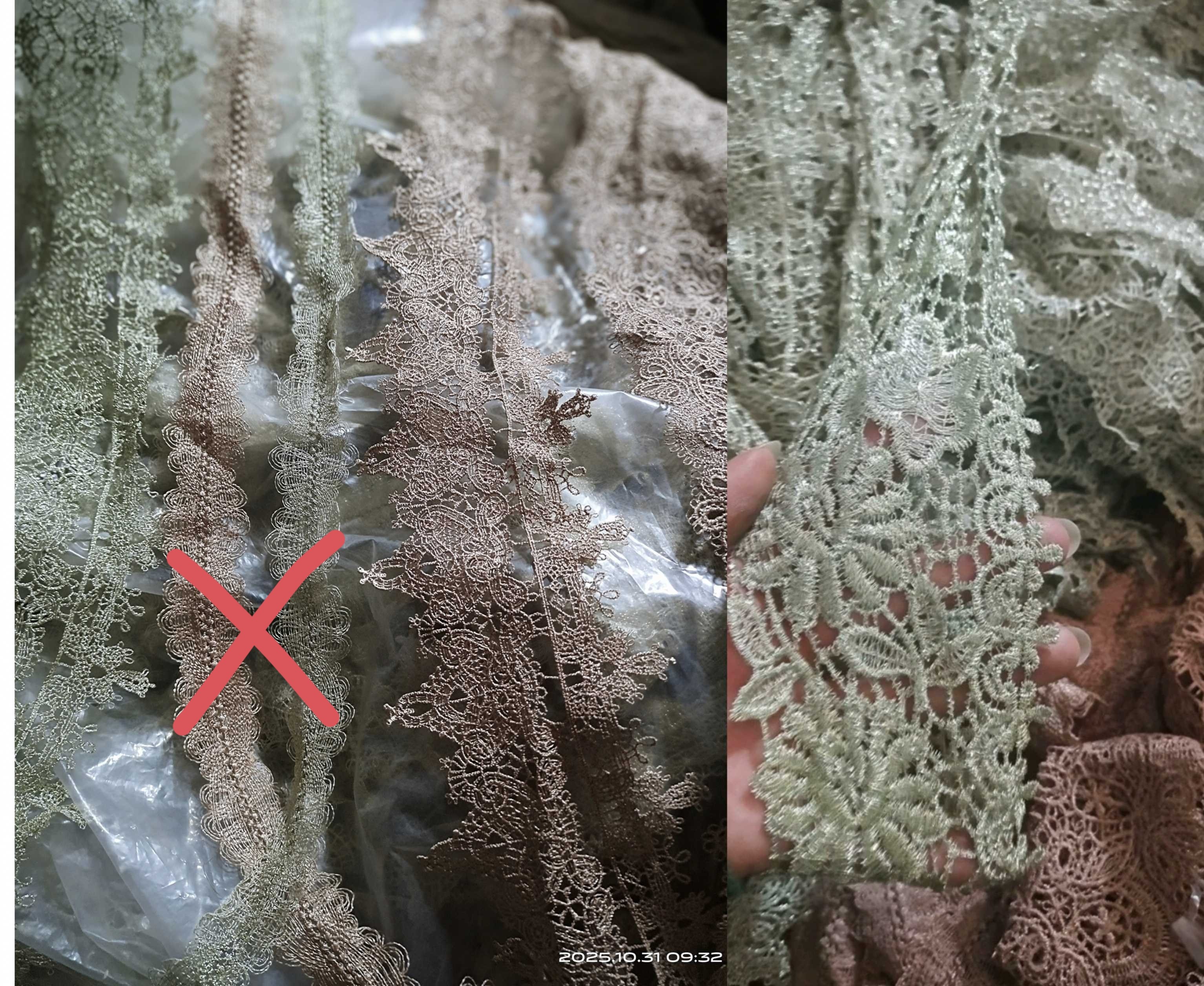 金线绣线水溶花边宫廷风秀气服装服饰辅料裙边芭比发饰称斤一斤