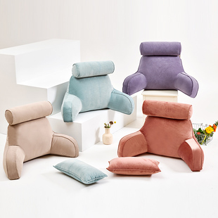 天鹅绒床头靠垫榻榻米软包颈枕护腰靠枕卧室床上大靠背垫飘窗抱枕