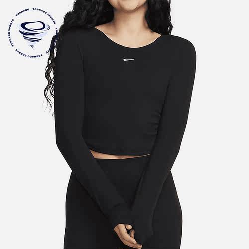 Nike/耐克正品新款女士弹力透气休闲运动长袖T恤FN3662-010
