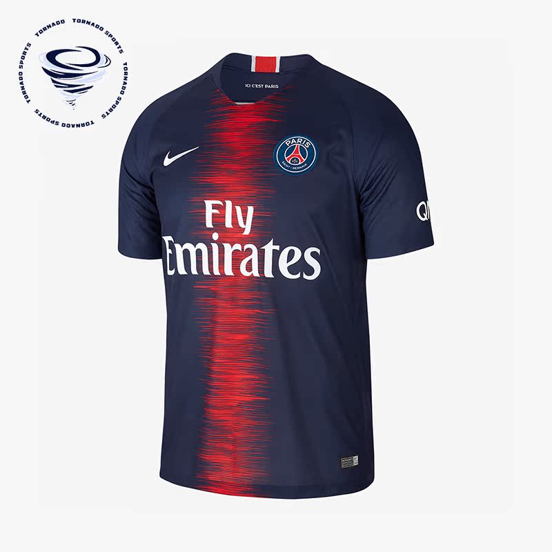 Nike/耐克正品PSG男子运动训练透气短袖足球球衣894432-411