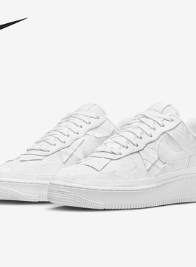 Nike/耐克正品AF1碧梨联名白色男女运动休闲鞋低帮DZ3674-100