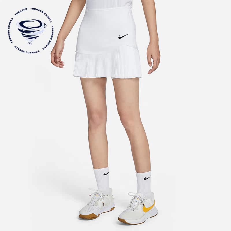 Nike/耐克正品Dri-FIT 女士网球运动透气半身裙FD6533-100