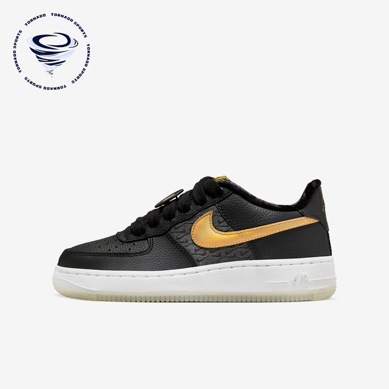 Nike/耐克正品AIR FORCE 1GS女子大童运动休闲鞋FN6977-010