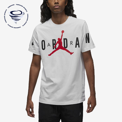 Nike/耐克正品新款JORDAN男子运动健身休闲圆领短袖T恤DV1446-100