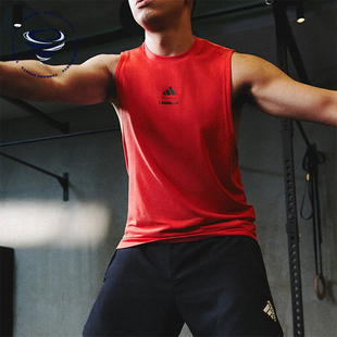SHA TANK 训练透气运动背心JN9791 Adidas 男士 阿迪达斯正品
