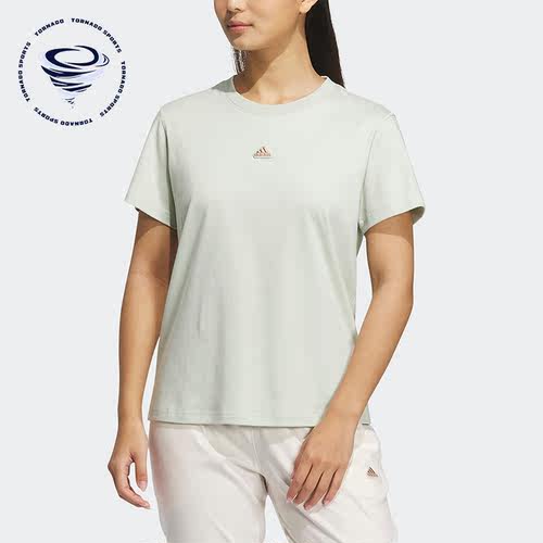 Adidas/阿迪达斯正品夏季新款运动女子圆领休闲短袖T恤IP3951