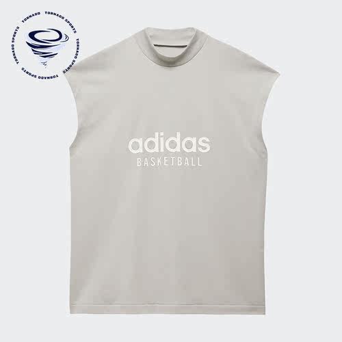Adidas/阿迪达斯正品三叶草男女印花透气运动无袖T恤IA3445