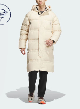 Adidas/阿迪达斯正品新款男子户外运动保暖连帽羽绒服IL8970
