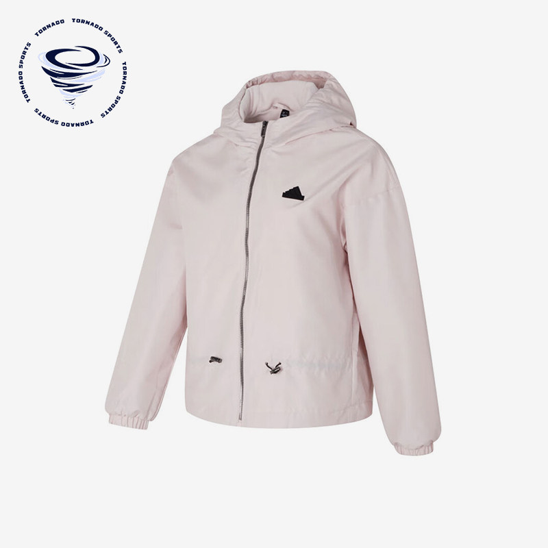 Adidas/阿迪达斯正品TECH WV JKT女士梭织连帽加绒外套IM8815