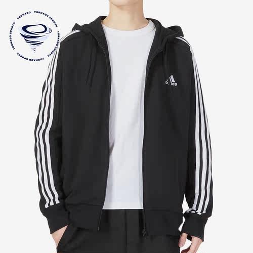 阿迪达斯经典连帽男子运动外套