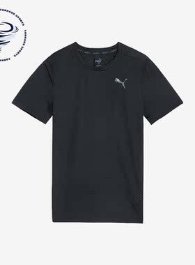 Puma/彪马正品运动透气夏季新款男士时尚网眼短袖T恤523002-01
