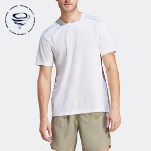 Adidas/阿迪达斯正品WO BASE LOGO T男子运动健身短袖IB7904
