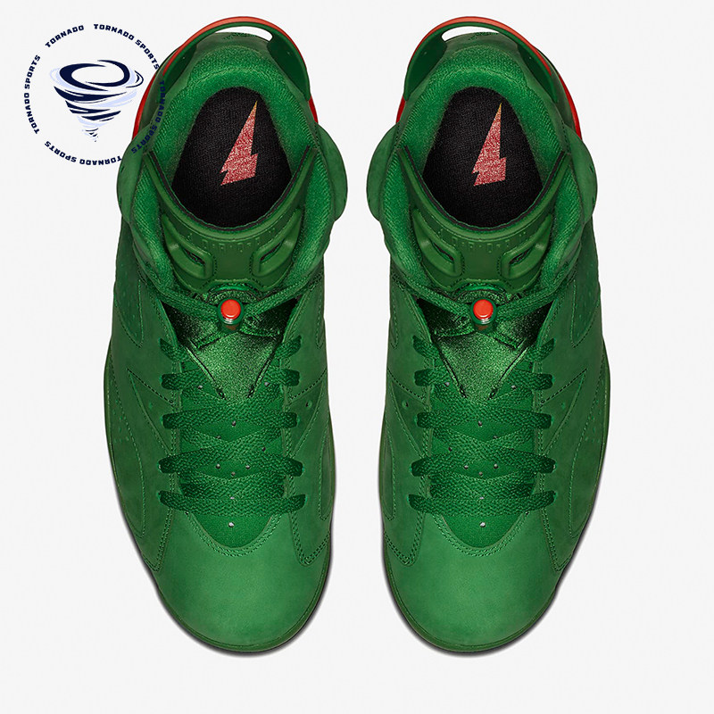 Nike/耐克正品2018春季男士佳得乐绿麂皮篮球鞋AJ5986-335