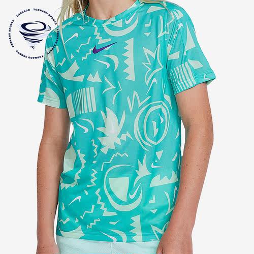 Nike/耐克正品夏季男子运动透气圆领休闲花纹短袖DM8549-392