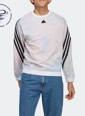 Adidas/阿迪达斯正品春季新款男子运动宽松套头卫衣IC8264