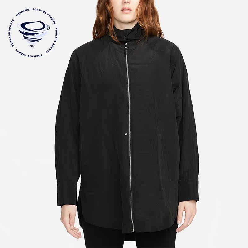 Nike/耐克正品ESC女子运动休闲梭织衬衫式夹克外套DR5399-010