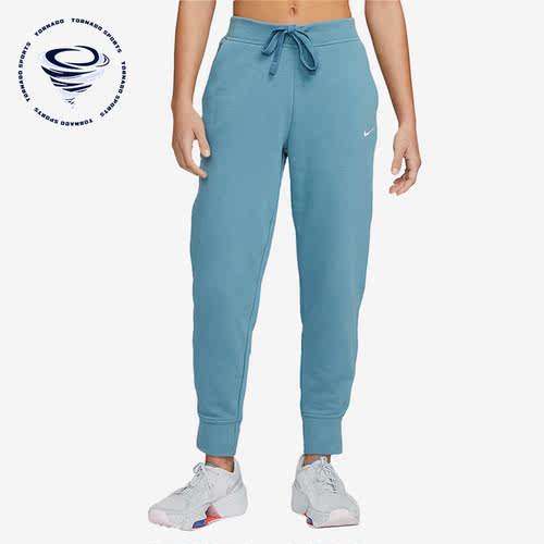 Nike/耐克正品女子舒适裤子休闲训练收口宽松运动长裤CU5496-440