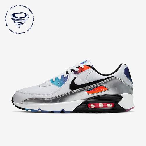 Nike/耐克正品Air Max 90男子气垫缓震耐磨跑步鞋DC0832-101