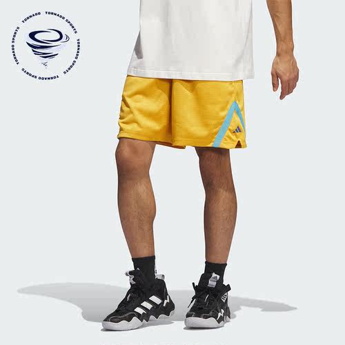 Adidas/阿迪达斯正品夏季男子篮球运动训练休闲短裤IK9457