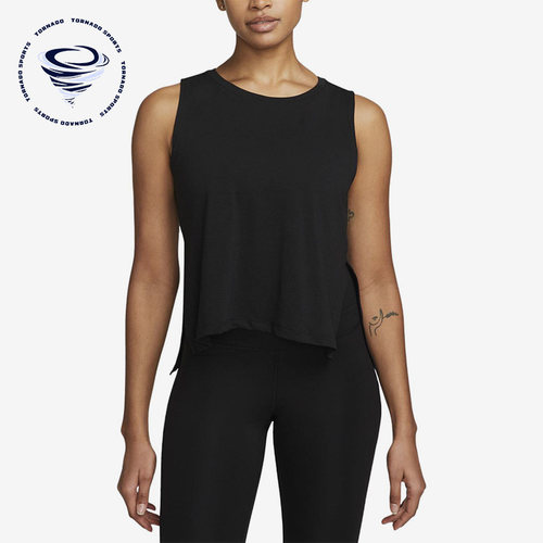 Nike/耐克正品YOGA DRI-FIT女子夏瑜伽运动T恤背心DV9168-010