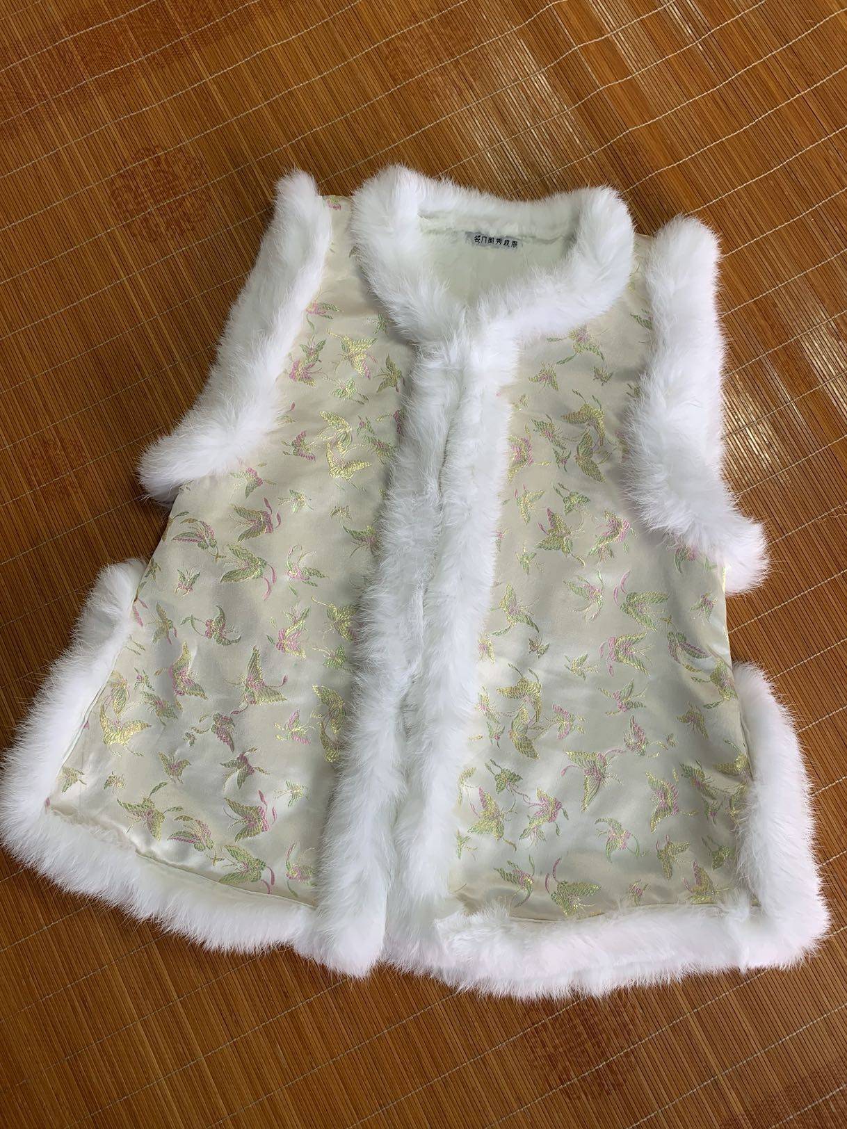 汉服兔毛长短比甲量身定制 工费链接