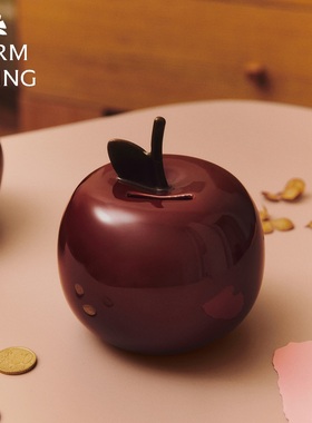丹麦fermLIVING苹果存钱罐