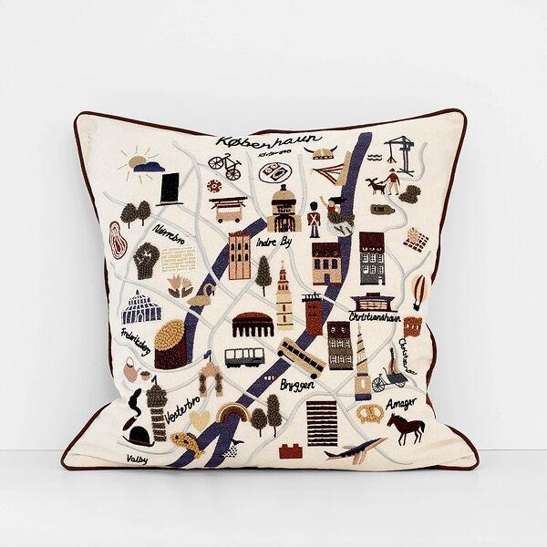 现货丹麦ferm living 北欧帆布抱枕靠垫靠枕ins样板房copenhagen在类目 居家布艺, 靠垫/抱枕中 - 来自Buy2taobao.com提供专业的淘宝代购服务
