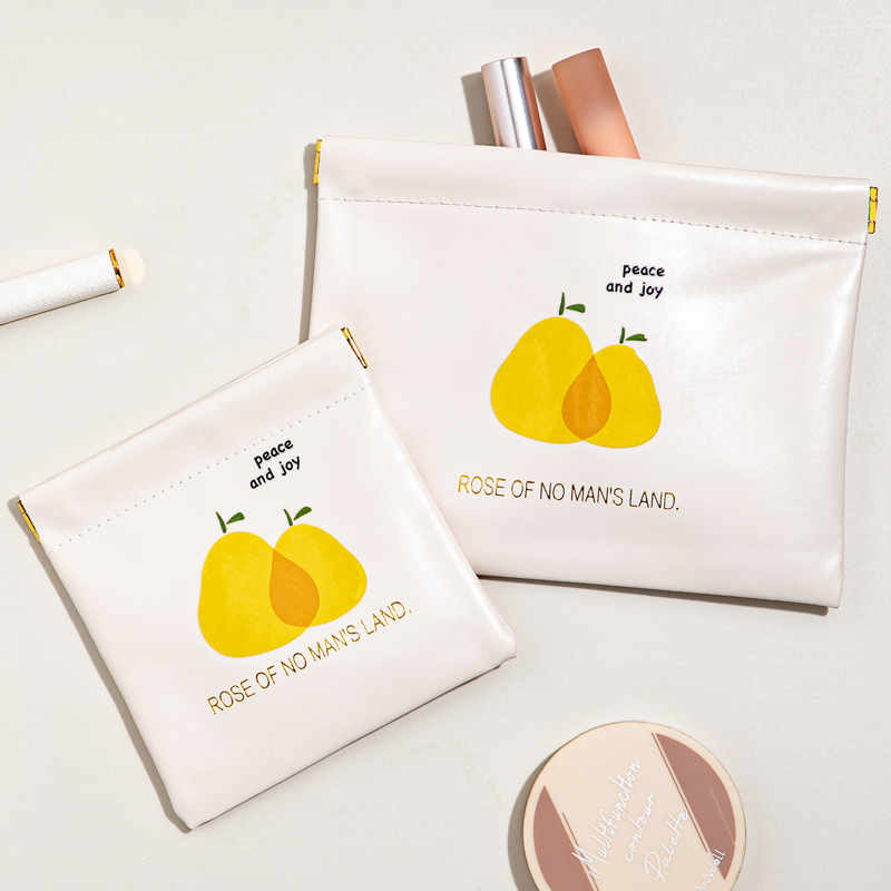 收纳包自动闭合数据线有线耳机迷你便携随身袋小清新化妆包杂物包