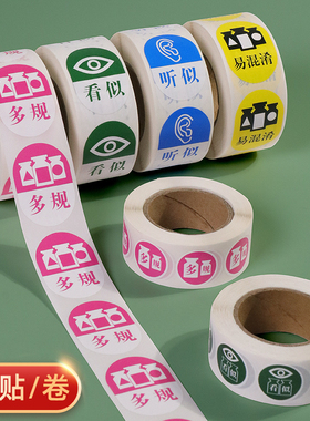 看似听似标签多规近效期药房易混淆标识护理高警示药品药物贴定制