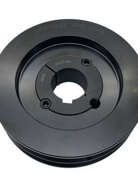 CPT欧标锥套皮带轮SPB150-02配2012锥套 双槽皮带轮b型电机皮带轮