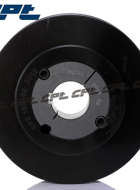 CPT欧标锥套皮带轮SPZ150-02含2012锥套双槽皮带轮z型电机皮带轮