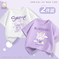 Хлопковая футболка с коротким рукавом, комплект, фруктовый чай