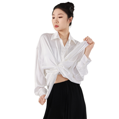 3190夏季新款成人舞蹈衬衫