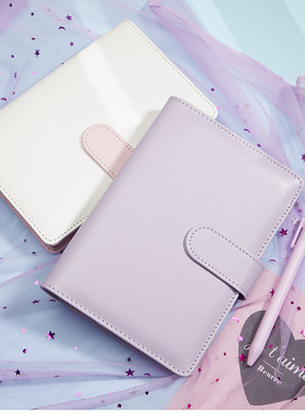 马卡龙小清新笔记本子简约活页手帐少女a6创意中小学生奖品记事本