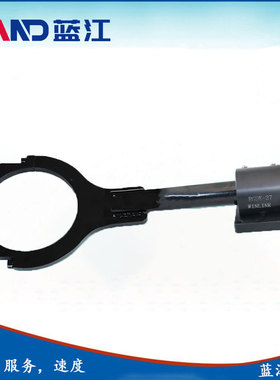 蓝江 机器人管线包配件工业与协作六轴网球拍配套固定连接块黑色