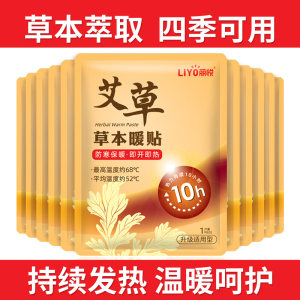 丽悦暖贴宝宝贴自发热女宫保暖身贴寒益母草宫暖宝调艾草暧热帖理