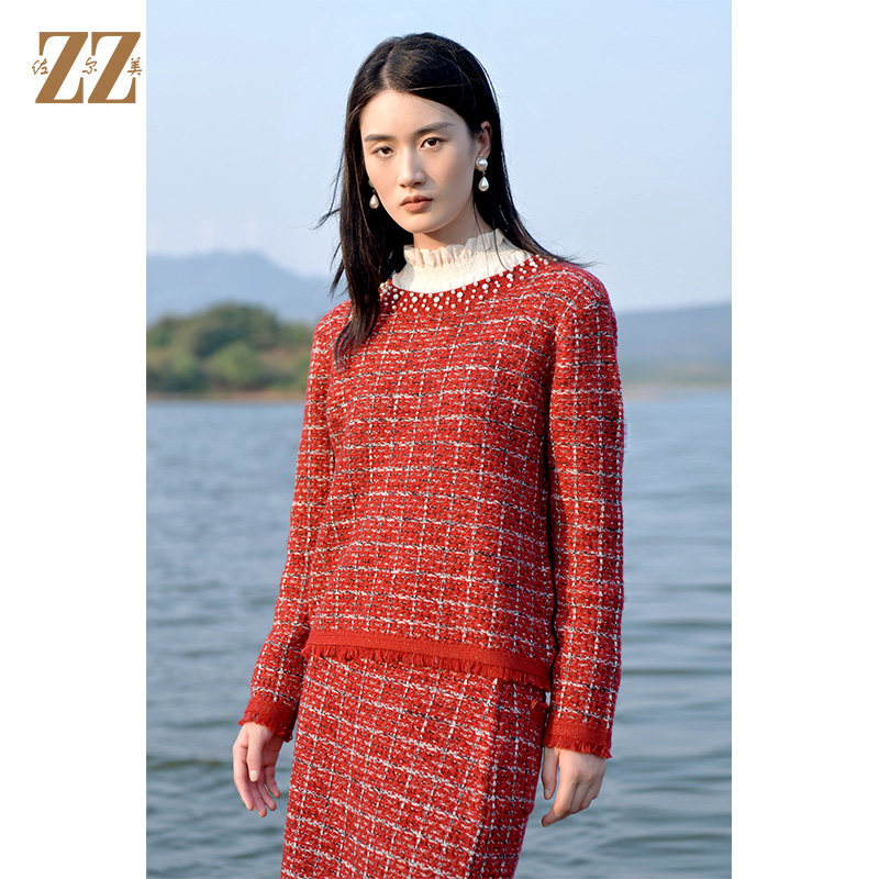 佐尔美冬季新款 针织羊毛衫套装上衣女E14MS22,女装/女士精品,羊绒衫,淘宝优惠券,粉丝福利购,淘宝优惠卷