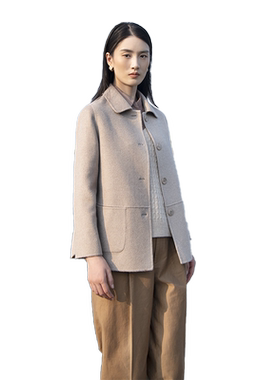 羊毛外套佐尔美双面呢时尚
