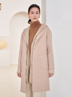 佐尔美冬季新款 气质双面呢100%绵羊毛双面呢女E34SM17