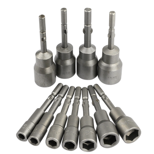 801/802电批套筒圆柄电动螺丝刀套筒六角套头电钻套筒柄直径5/6mm