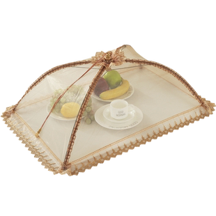 菜罩夏季防苍蝇盖菜罩家用新款罩菜神器可折叠夏天扣菜饭的罩网红