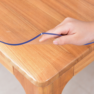 透明餐桌垫防烫软塑料玻璃pvc桌布防水防油免洗茶几台Y布家用耐热