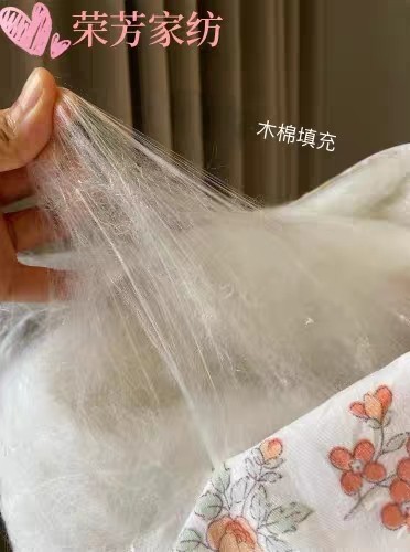 自留推荐！2022秋冬新款清新洋气复古印花桑蚕丝木棉保暖舒适被子