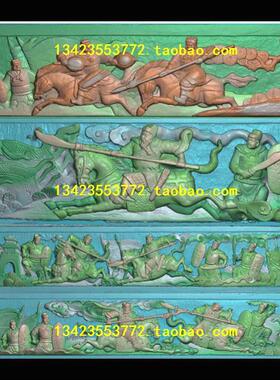 精雕图扫描古建灰度博古新款龙凤CBT山水人物带骑花鸟寺庙典故147