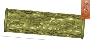 祥云栏板柱头雕刻图栏杆云柱STL三维立体立体图石雕木雕