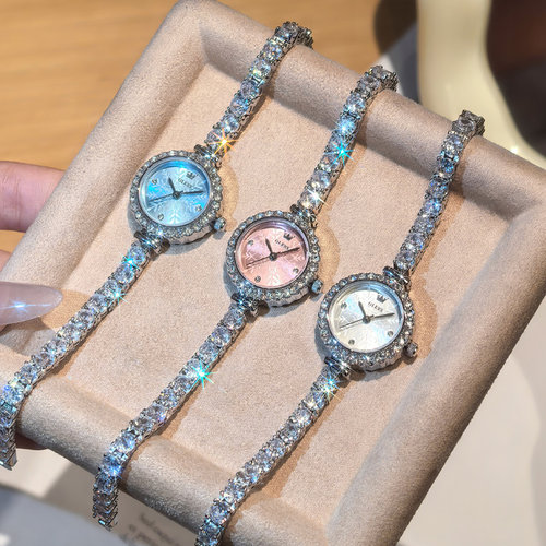 【明星代言】女士镶砖学生女表