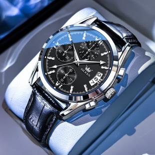 机械表真皮带名表中学生防水石英男表十大 手表男款 瑞士正品 牌男士