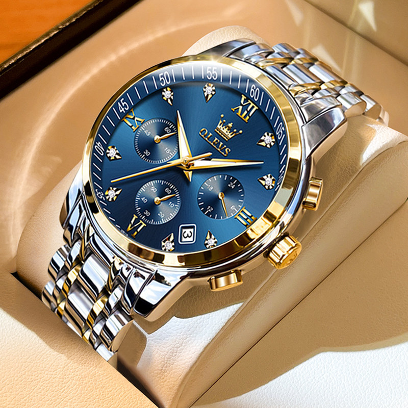 正品瑞士认证品牌手表男士学生全自动机械表夜光防水石英男表十大