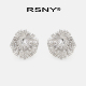 RSNY烟花绽放耳钉潮流范2025新款 新品 气质闪耀纯银耳针耳饰耳环